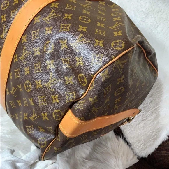 💎✨LARGE RARE✨💎 KEEPALL POLOCHON 65 Louis Vuitton TRAVEL - Picture 15 of 16